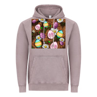 Vintage Zinc Easter rabbit eggs Vintage Hoodie - OliviaCreatesArt