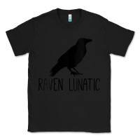 Black Womens Raven Lunatic, Funny Bird Lover Gift Men Women Kids Classic Tee - longCreatives