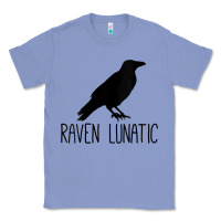 Colony Blue Womens Raven Lunatic, Funny Bird Lover Gift Men Women Kids Classic Tee - longCreatives