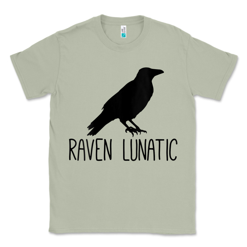 Womens Raven Lunatic, Funny Bird Lover Gift Men Women Kids Classic Tee by longCreatives | Teevron