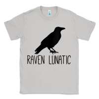Moon Dust Womens Raven Lunatic, Funny Bird Lover Gift Men Women Kids Classic Tee - longCreatives