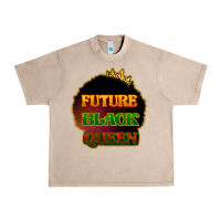 French Oak Future black queen Urban Heavy Tee - HowdyJamesFarm