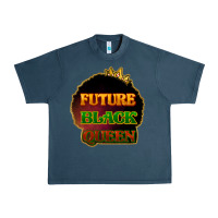 Midnight Navy Future black queen Urban Heavy Tee - HowdyJamesFarm