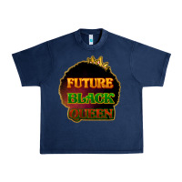 Navy Future black queen Urban Heavy Tee - HowdyJamesFarm