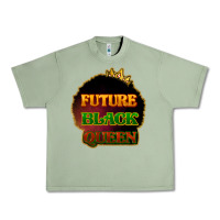 Oil Green Future black queen Urban Heavy Tee - HowdyJamesFarm