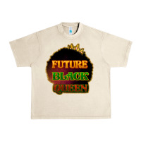 Sandshell Future black queen Urban Heavy Tee - HowdyJamesFarm