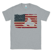 Snowmobile Usa Flag Snow Sled Patriotic Snowmobiling Gift Classic Tee | Teevron