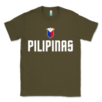 Army Green Pilipinas Basketball Wear, Gilas Philippines Casual Wear Classic Tee - longCreatives