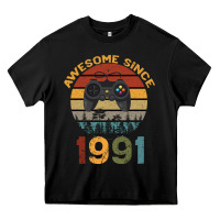 Black Awesome Since 1991 Heavy Core Tee - Bettercallsaul