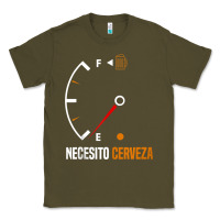 Army Green Mexican beer necesito cerveza cool & funny sayings Classic Tee - longCreatives