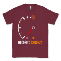 Burgundy Mexican beer necesito cerveza cool & funny sayings Classic Tee - longCreatives