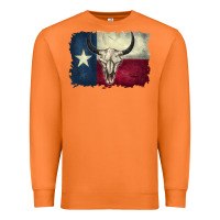 Carrot distressed tesas flag Premium Sweatshirt - BarkalooDesign