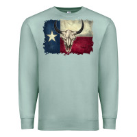 Seafoam distressed tesas flag Premium Sweatshirt - BarkalooDesign