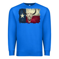 True Royal distressed tesas flag Premium Sweatshirt - BarkalooDesign