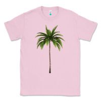 Bubblegum Pink Tropical Palm Tree Classic Tee - longCreatives