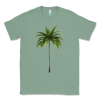 Sage Tropical Palm Tree Classic Tee - longCreatives