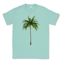 Seafoam Tropical Palm Tree Classic Tee - longCreatives