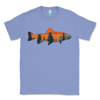 Colony Blue Trout Fly Fishing Nature Outdoor Fisherman Gift Classic Tee - longCreatives