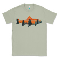 Matcha Trout Fly Fishing Nature Outdoor Fisherman Gift Classic Tee - longCreatives