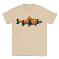 Mushroom Trout Fly Fishing Nature Outdoor Fisherman Gift Classic Tee - longCreatives