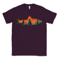 Plum Trout Fly Fishing Nature Outdoor Fisherman Gift Classic Tee - longCreatives