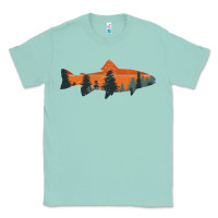 Seafoam Trout Fly Fishing Nature Outdoor Fisherman Gift Classic Tee - longCreatives