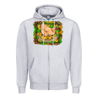 Heather Grey st patricks day farm chicken gold eggs leopard serape glitter Zipper Hoodie - Artiststas