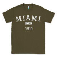 Army Green Miami Ohio OH Vintage Classic Tee - longCreatives