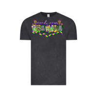 Vintage Black mardi gras grandma Vintage Tee - CowGirlArtShop