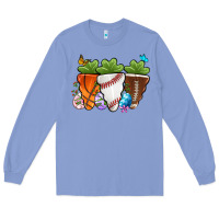 Colony Blue Easter Day Sports Easter sports carrots Long Sleeve Tee - OliviaCreatesArt