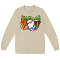 Mushroom Easter Day Sports Easter sports carrots Long Sleeve Tee - OliviaCreatesArt