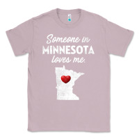 Lilac Someone In Minnesota Loves Me  Minnesota  MN Classic Tee - longCreatives