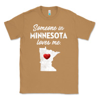 Toasted Coconut Someone In Minnesota Loves Me  Minnesota  MN Classic Tee - longCreatives