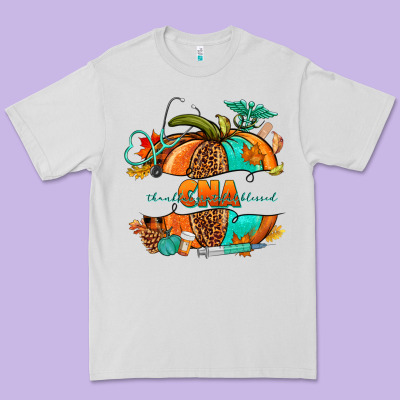 Cna Pumpkin Nurse Premium Tee Designed By Nancycooperartshop