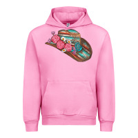 Fuchsia Pink cowboy hat Urban Hoodie - AdoDesignShop