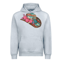 Heather Grey cowboy hat Urban Hoodie - AdoDesignShop