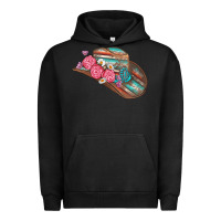 Pigment Black cowboy hat Urban Hoodie - AdoDesignShop