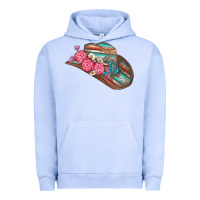 Pigment Grape Ice cowboy hat Urban Hoodie - AdoDesignShop