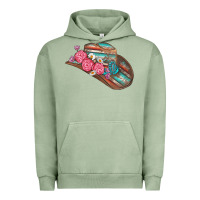 Pigment Oil Green cowboy hat Urban Hoodie - AdoDesignShop