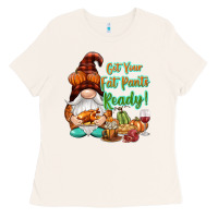 Bone Get your fat pants ready Ladies Tee - NancyCooperArtShop