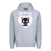 Heather Grey Chococat Sweet Valentine Premium Hoodie - longCreatives