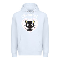 White Chococat Sweet Valentine Premium Hoodie - longCreatives