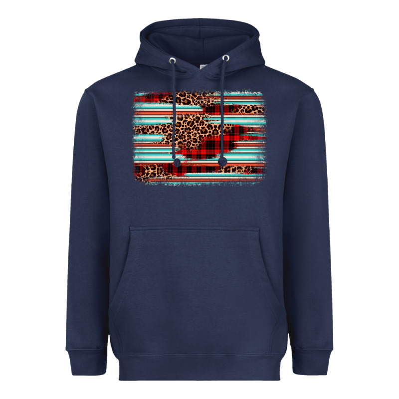 Leopard Serape Background Heavyweight Hoodie by BarkalooDesign | Teevron