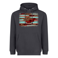 Smoke leopard serape background Heavyweight Hoodie - BarkalooDesign