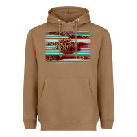 Toasted Coconut leopard serape background Heavyweight Hoodie - BarkalooDesign