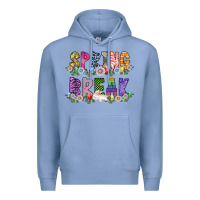Colony Blue SPRING BREAK Premium Hoodie - CowhideDigitalArt