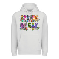 Dove Grey SPRING BREAK Premium Hoodie - CowhideDigitalArt