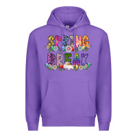Purple SPRING BREAK Premium Hoodie - CowhideDigitalArt