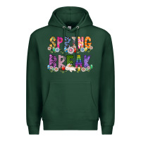 Sports Green SPRING BREAK Premium Hoodie - CowhideDigitalArt