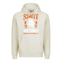 Oatmeal Heather halloween shot 6 times t shirt Premium Hoodie - longCreatives